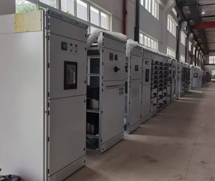 Industrial control cabinet system with doors panels and base