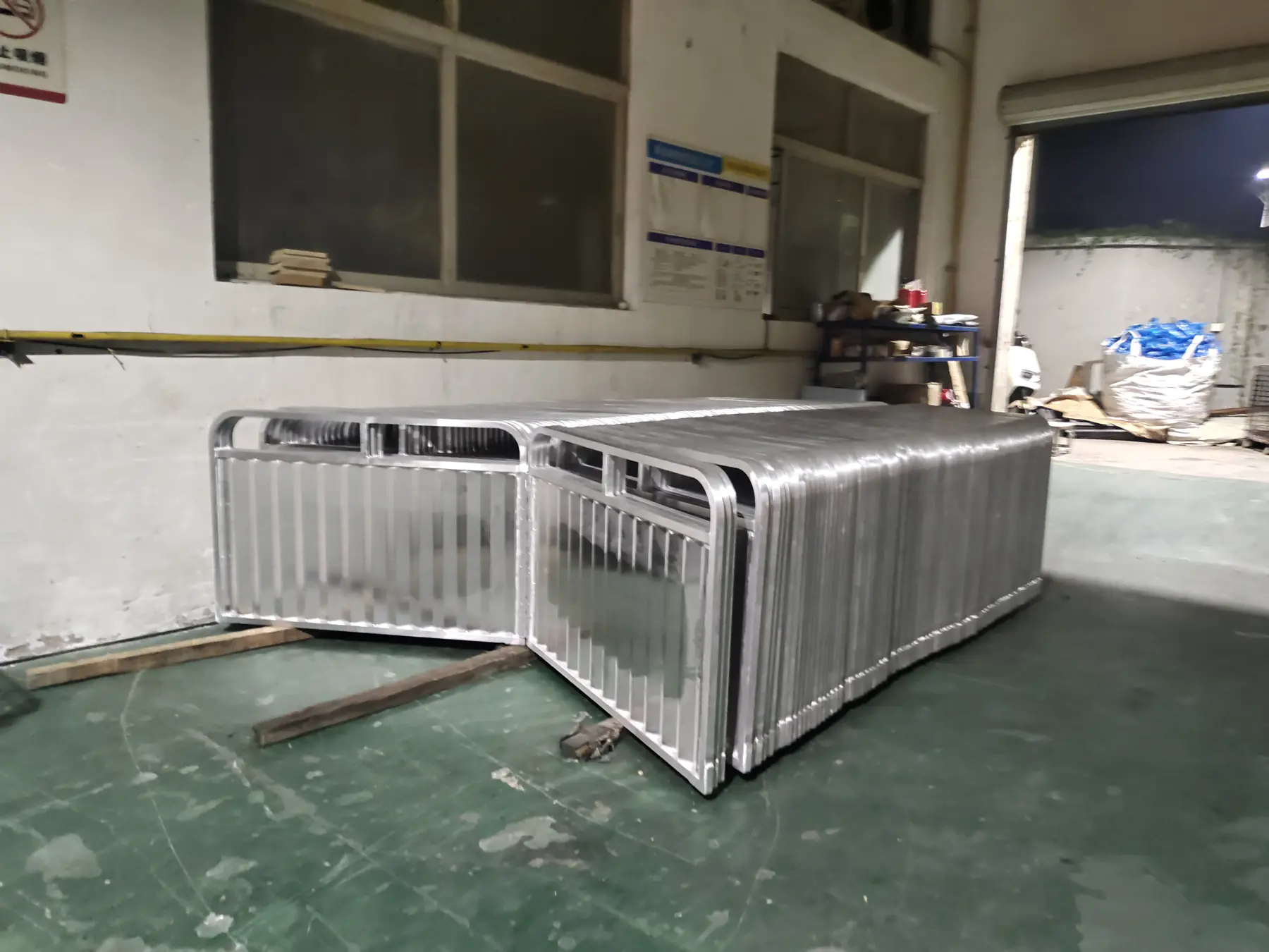 Aluminum 6061 livestock barrier panels produced for the US market