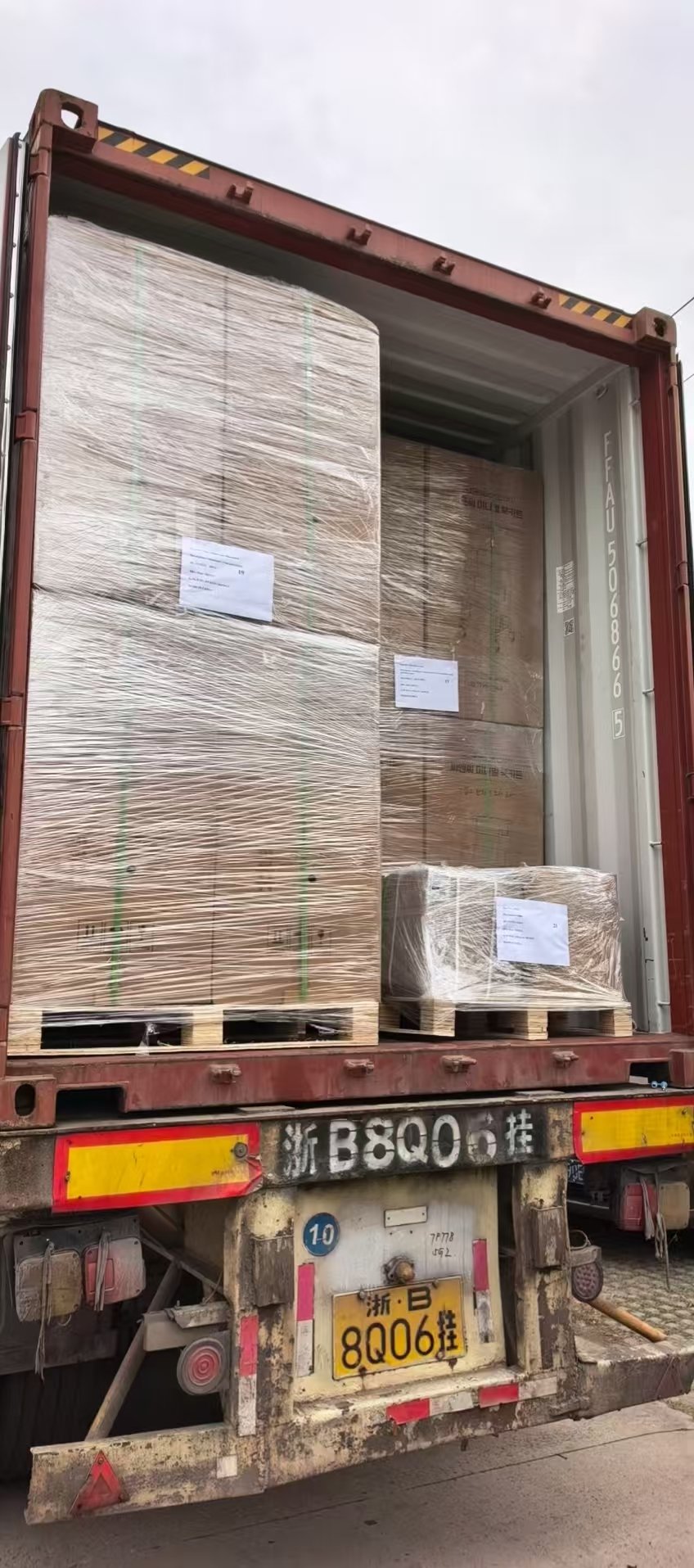 Shipping cart ready for export from Fulei Metal