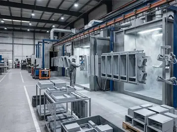 Surface treatment and powder coating