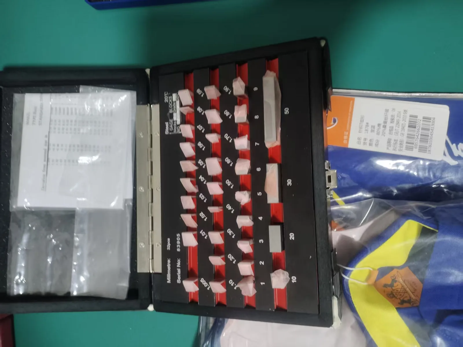 Calibration tools kept in the Fulei Metal inspection room